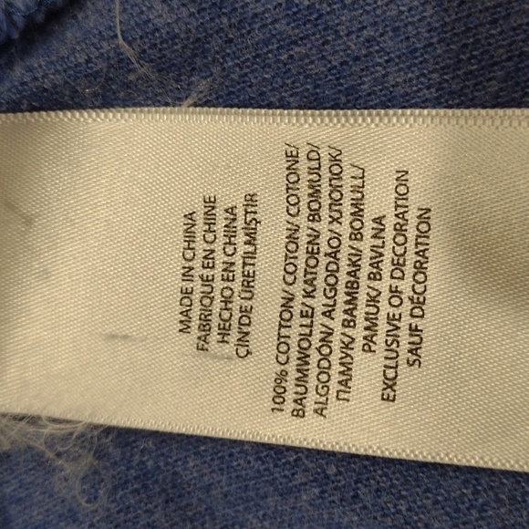 Polo Ralph Lauren Blue Polo Shirt Short Sleeve Size M Custom Slim Fit - Picture 10 of 10